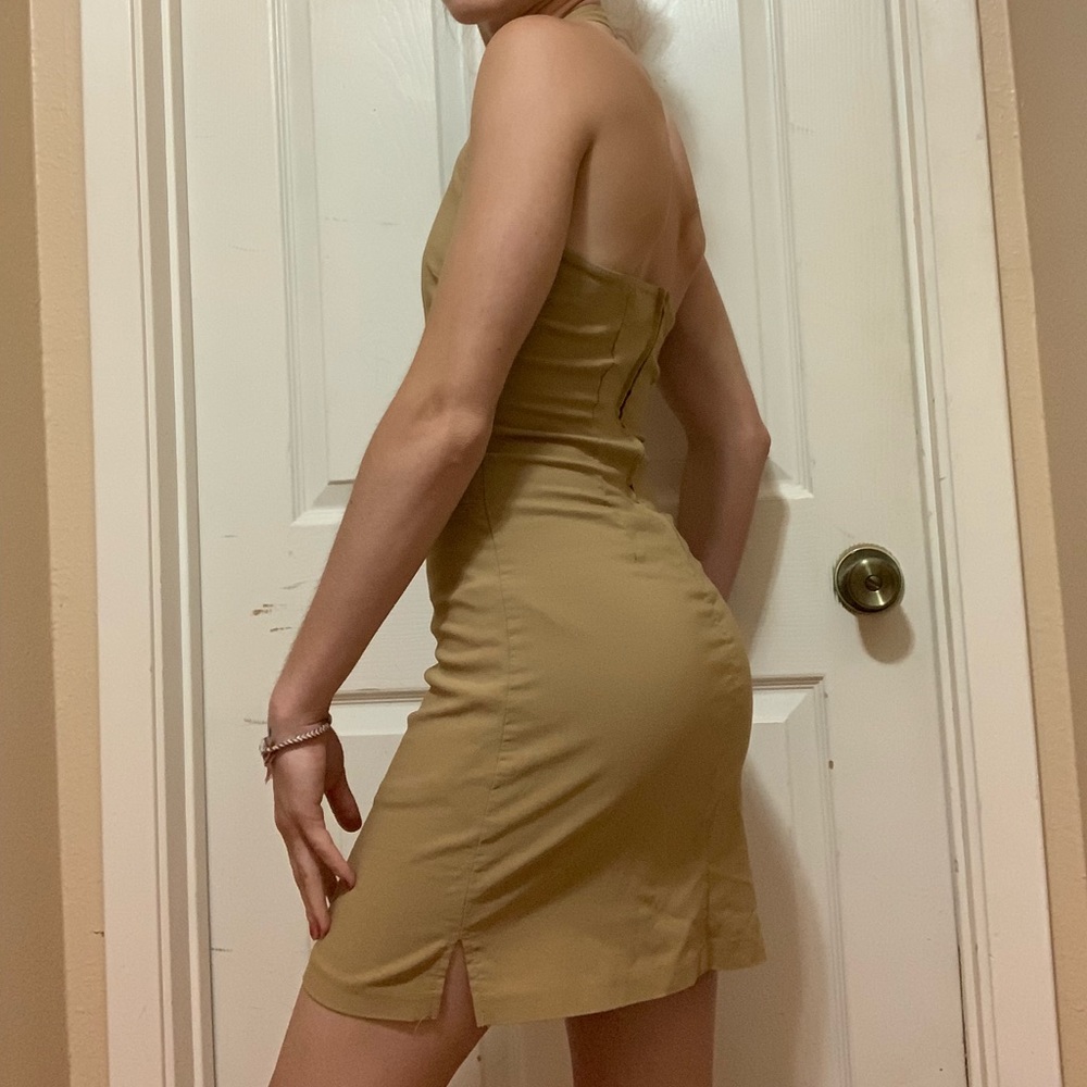 Tan Dress